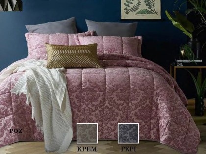 Πάπλωμα Υπέρδιπλο Microsatin Jacquard Classic Γαρύφαλλο 220x240 | Γαρύφαλλο - Λευκά Είδη